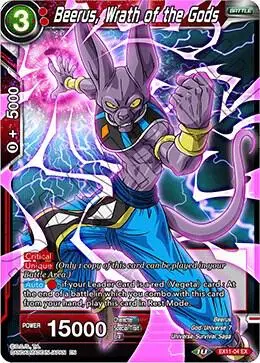 Beerus, Wrath of the Gods card art