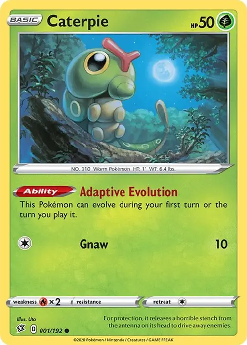 Caterpie card art