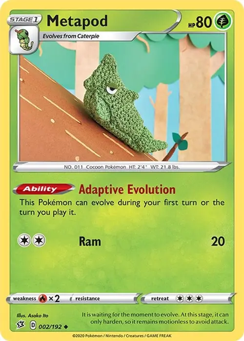 Metapod card art