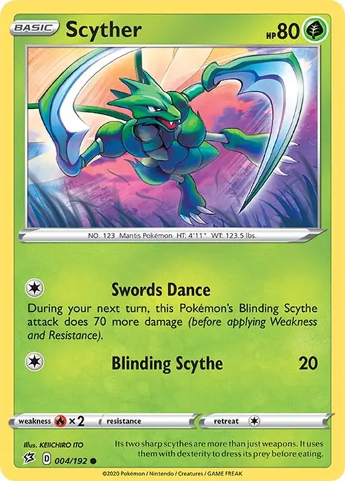 Scyther card art