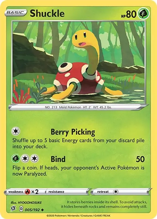 Shuckle card art