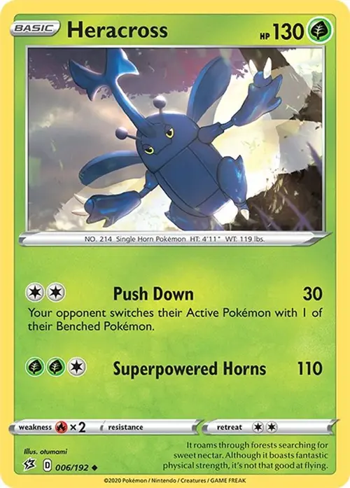 Heracross card art