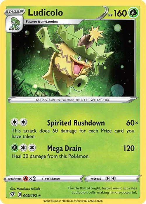 Ludicolo card art