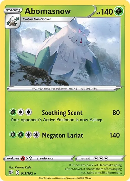 Abomasnow card art