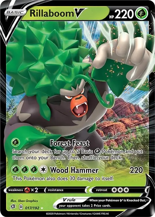 Rillaboom V card art