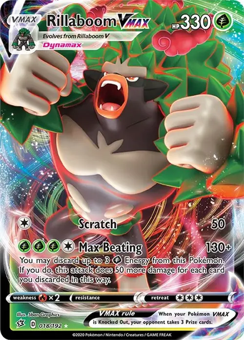 Rillaboom VMAX card art