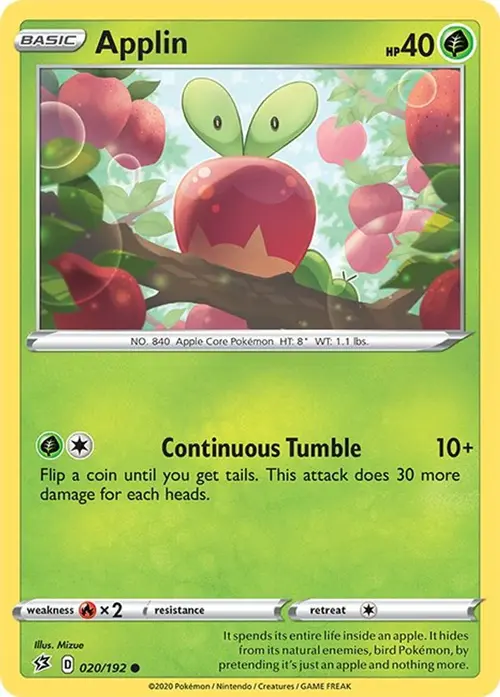 Applin (20) card art