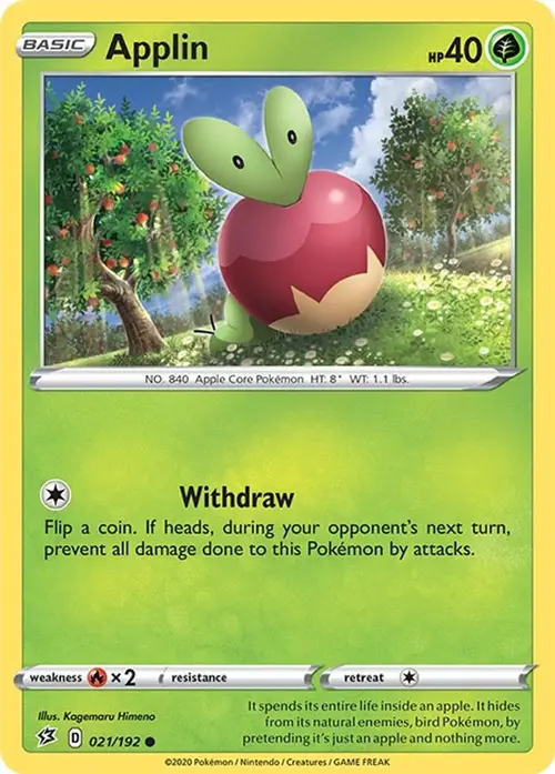 Applin (21) card art