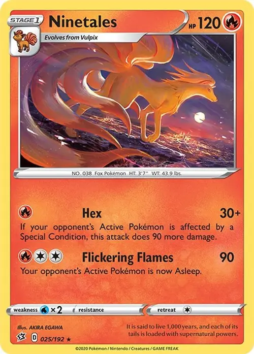 Ninetales card art