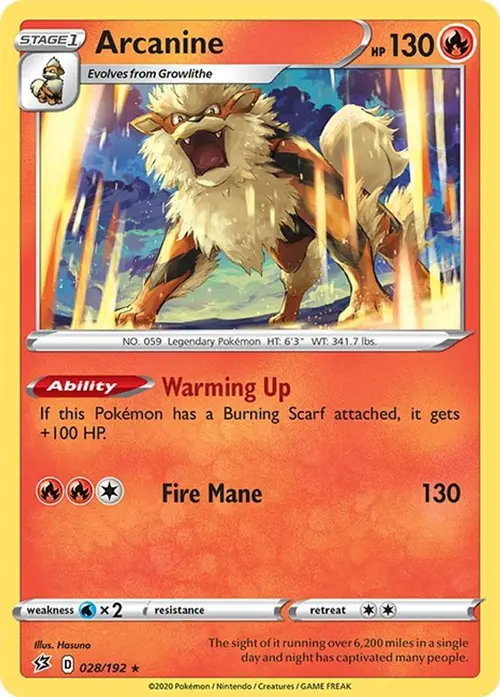 Arcanine card art
