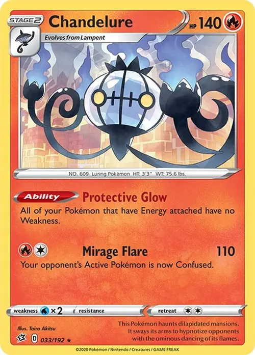 Chandelure card art