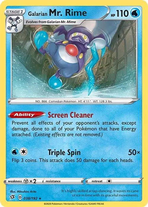 Galarian Mr. Rime card art