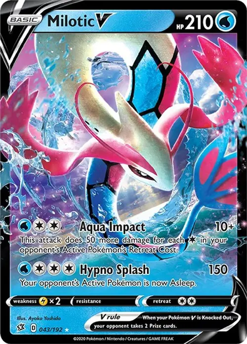 Milotic V card art