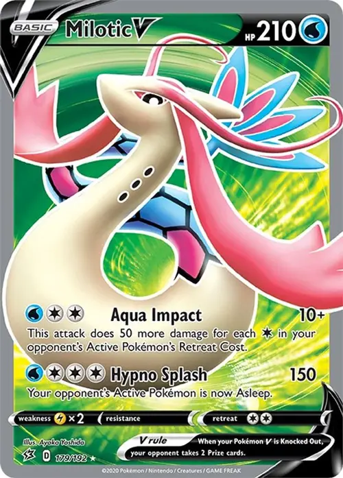 Milotic V (Full Art) card art