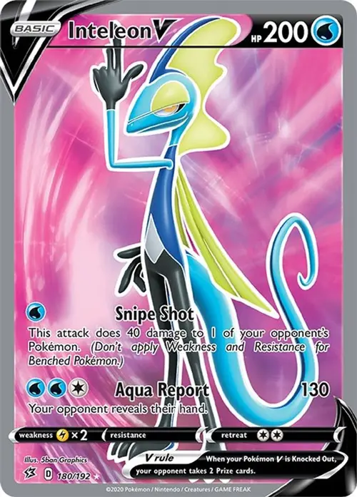 Inteleon V (Full Art) card art