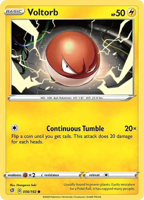Voltorb card art