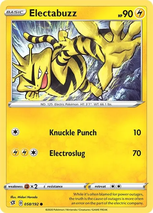 Electabuzz card art