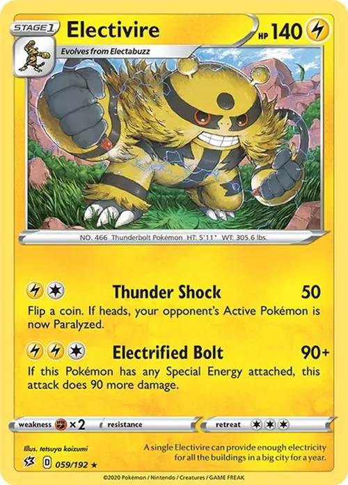 Electivire card art