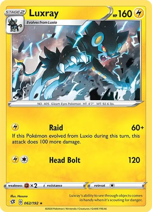 Luxray card art