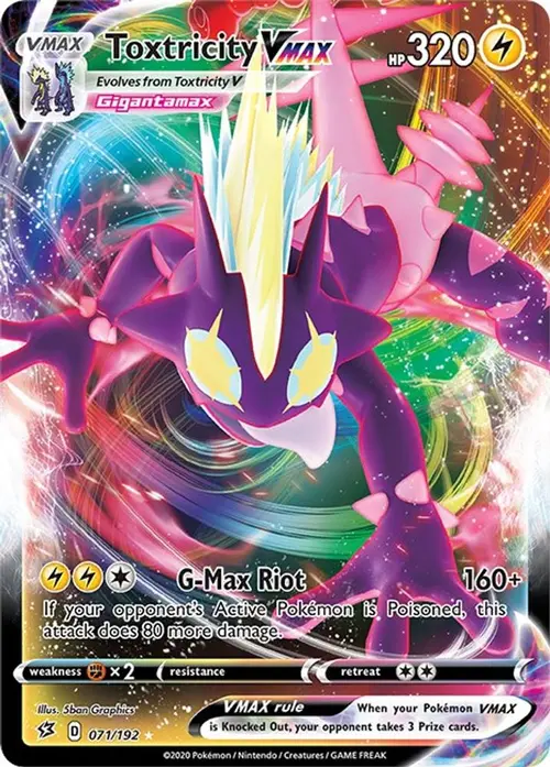 Toxtricity VMAX card art
