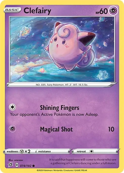Clefairy card art