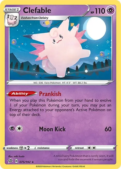 Clefable card art