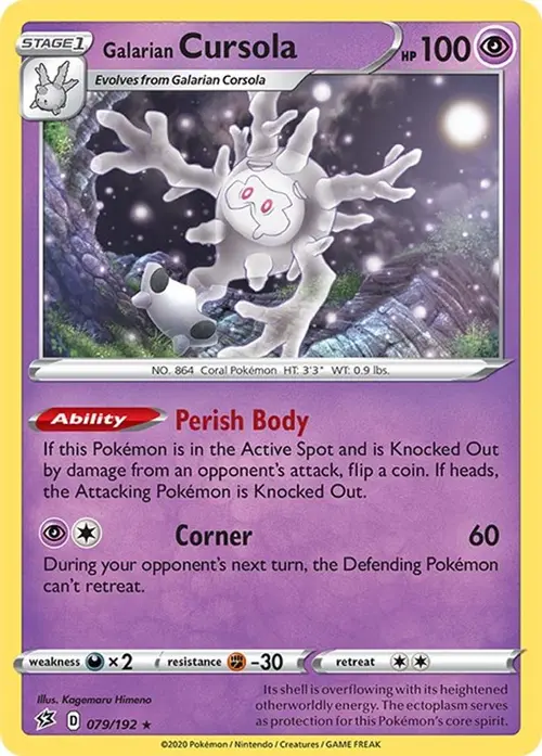 Galarian Cursola card art