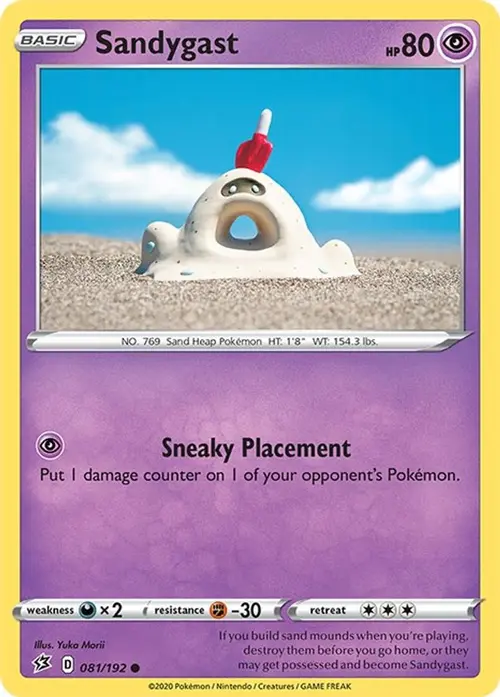 Sandygast card art