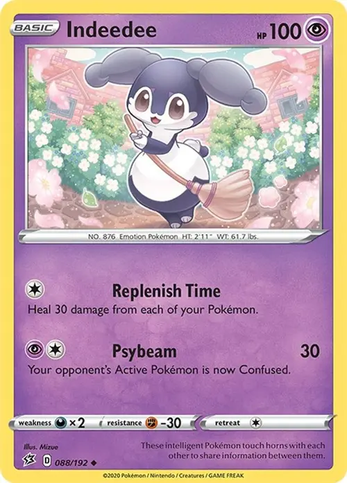 Indeedee card art