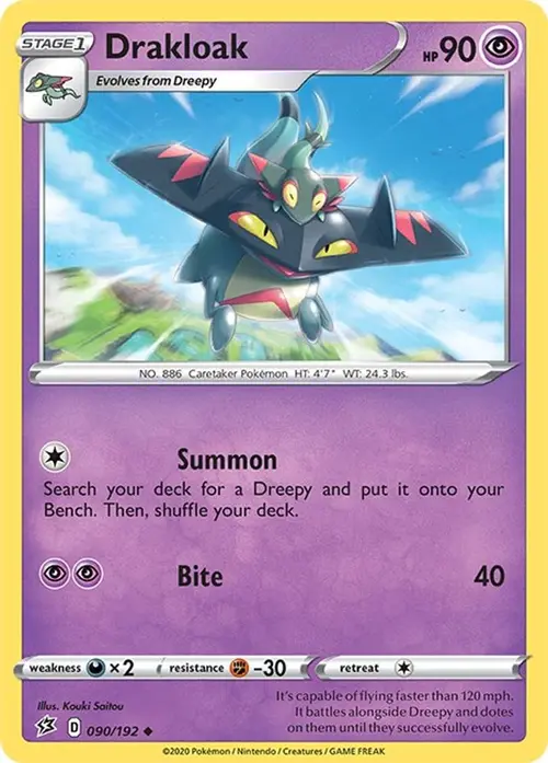 Drakloak card art