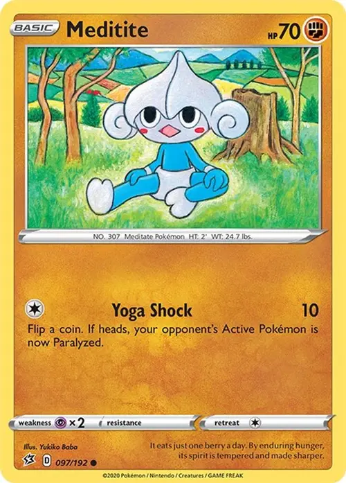 Meditite card art
