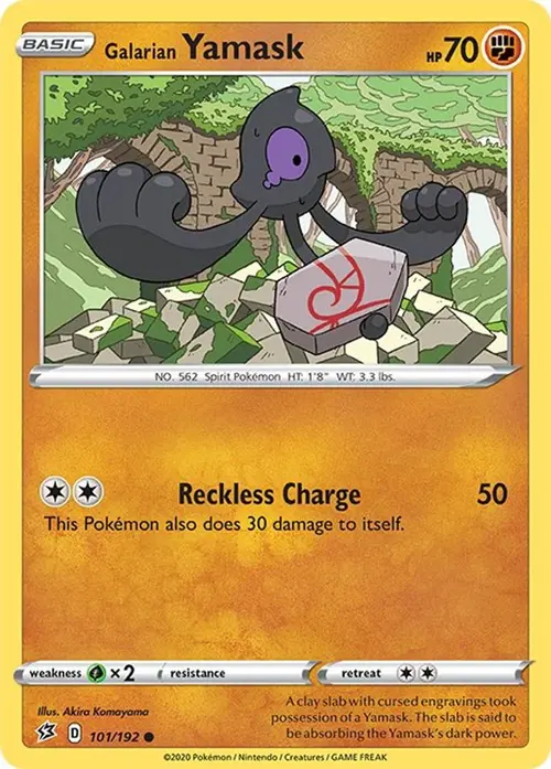 Galarian Yamask card art