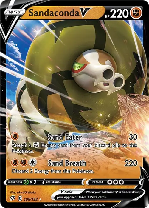 Sandaconda V card art