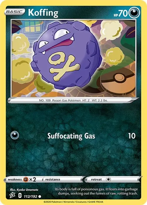 Koffing card art