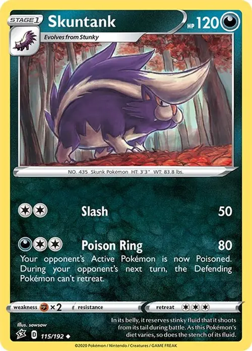 Skuntank card art