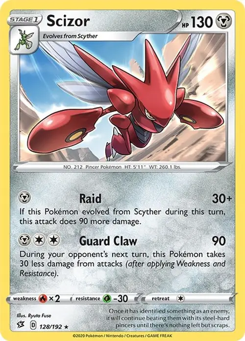 Scizor card art