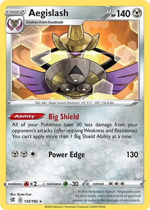 Aegislash card art