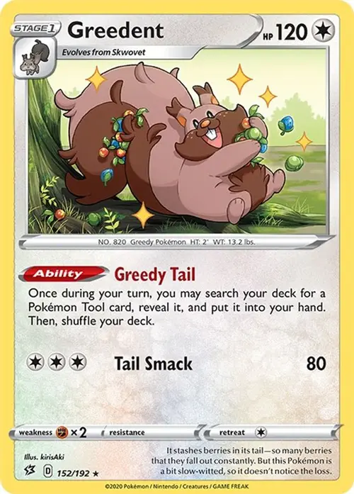 Greedent card art
