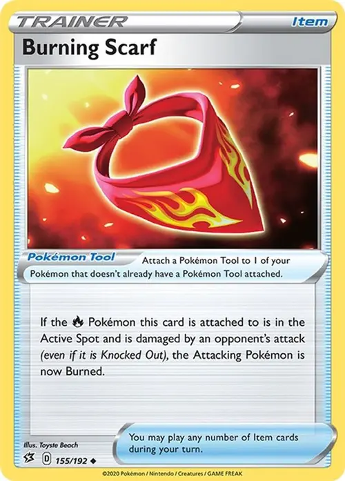 Burning Scarf card art