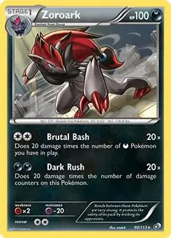 Zoroark - 90/113 card art