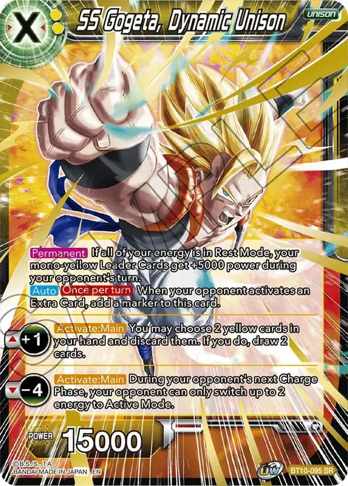 SS Gogeta, Dynamic Unison card art