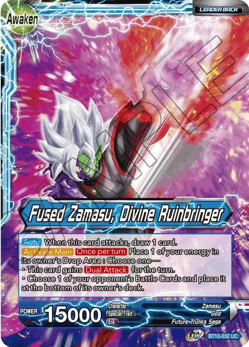 Fused Zamasu // Fused Zamasu, Divine Ruinbringer card art