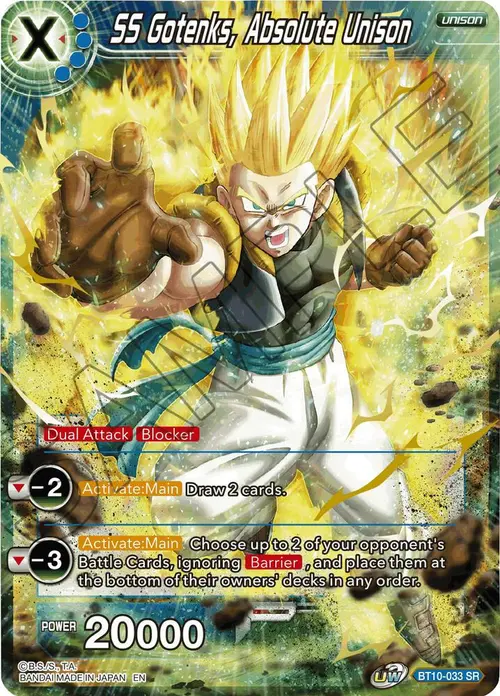 SS Gotenks, Absolute Unison card art