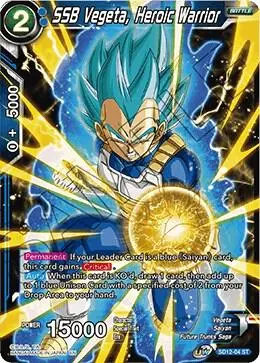 SSB Vegeta, Heroic Warrior card art