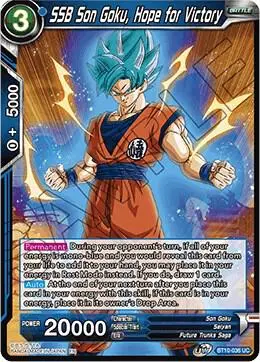 SSB Son Goku, Hope for Victory card art