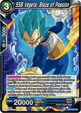 SSB Vegeta, Blaze of Passion card art