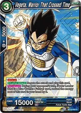 Vegeta, Warrior That Crossed Time card art