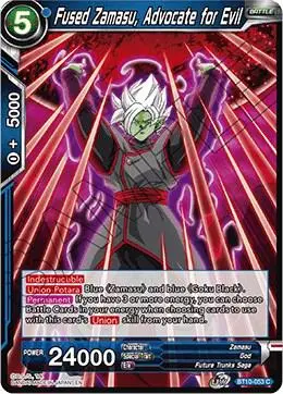 Fused Zamasu, Advocate for Evil card art