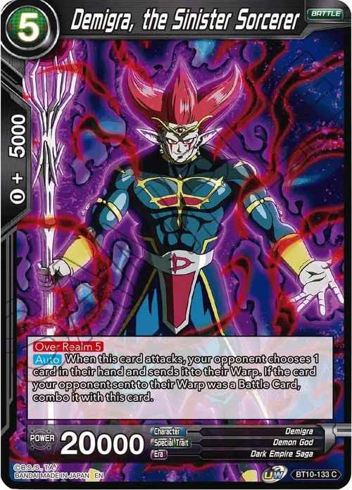 Demigra, the Sinister Sorcerer card art