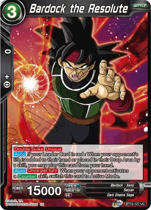 Bardock the Resolute card art
